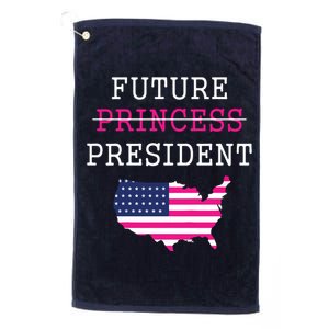 Future President Presidents Day 4th July Baby Girl Platinum Collection Golf Towel