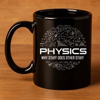 Funny Physics Physics Science Physicist Physics Humor 11oz C Handle Ceramic Mug