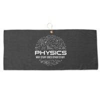 Funny Physics Physics Science Physicist Physics Humor Large Microfiber Waffle Golf Towel