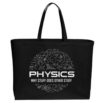 Funny Physics Physics Science Physicist Physics Humor Cotton Canvas Jumbo Tote