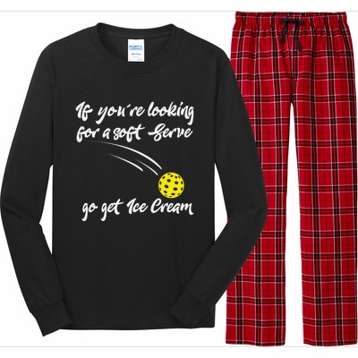 Funny Pickleball Pun for Paddleball Lover Player Long Sleeve Pajama Set