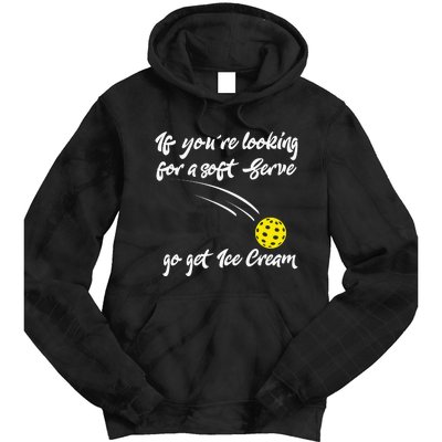 Funny Pickleball Pun for Paddleball Lover Player Tie Dye Hoodie