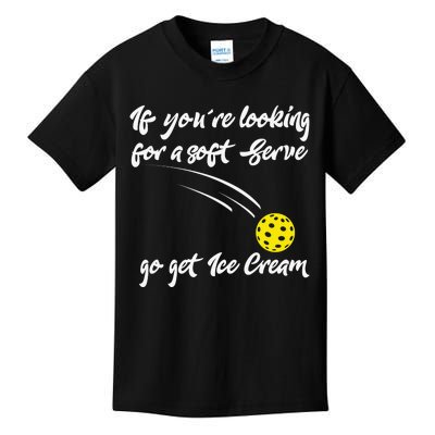 Funny Pickleball Pun for Paddleball Lover Player Kids T-Shirt