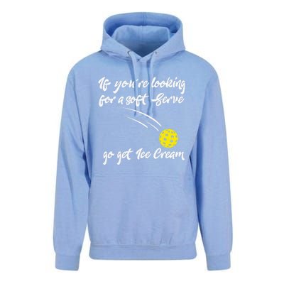 Funny Pickleball Pun for Paddleball Lover Player Unisex Surf Hoodie