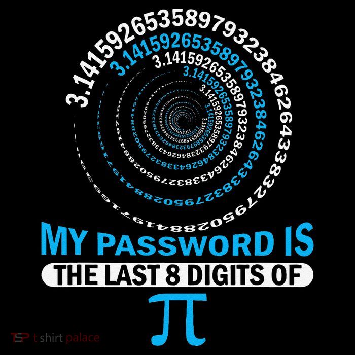 Funny Pi Password – Geeky Math Spiral .Png Full-Length Apron With Pockets