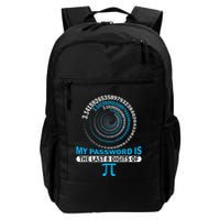Funny Pi Password – Geeky Math Spiral .Png Daily Commute Backpack
