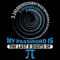 Funny Pi Password – Geeky Math Spiral .Png 16 in Basic Backpack