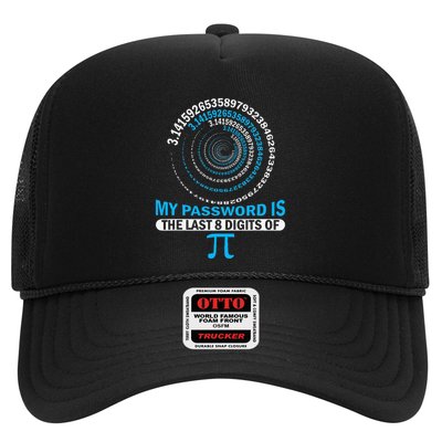 Funny Pi Password – Geeky Math Spiral .Png Trucker Hat
