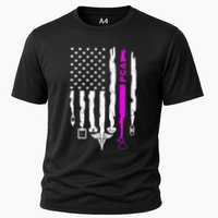 Funny Patriotic PCA USA Flag Nurses Week Gifts 4th Of July Cooling Performance Crew T-Shirt
