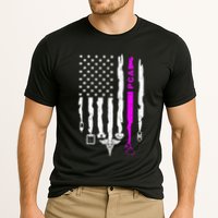 Funny Patriotic PCA USA Flag Nurses Week Gifts 4th Of July Cooling Performance Crew T-Shirt