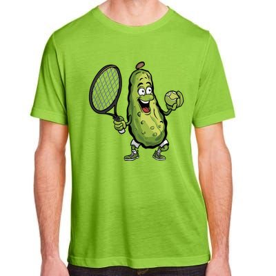 Funny Pickleball Player Paddleball Lover Funny Cucumber Meaningful Gift Adult ChromaSoft Performance T-Shirt