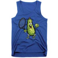 Funny Pickleball Player Paddleball Lover Funny Cucumber Meaningful Gift Tank Top