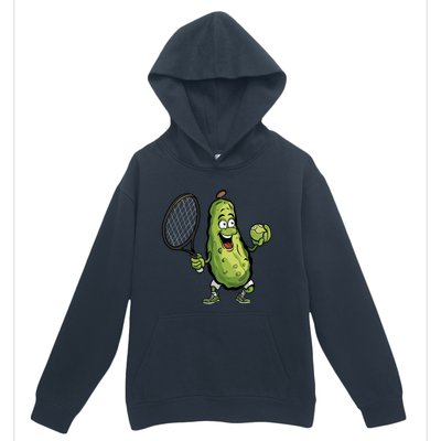 Funny Pickleball Player Paddleball Lover Funny Cucumber Meaningful Gift Urban Pullover Hoodie