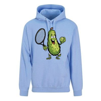 Funny Pickleball Player Paddleball Lover Funny Cucumber Meaningful Gift Unisex Surf Hoodie