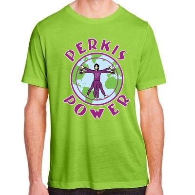 Funny Perkis Power Fitness Logo Adult ChromaSoft Performance T-Shirt