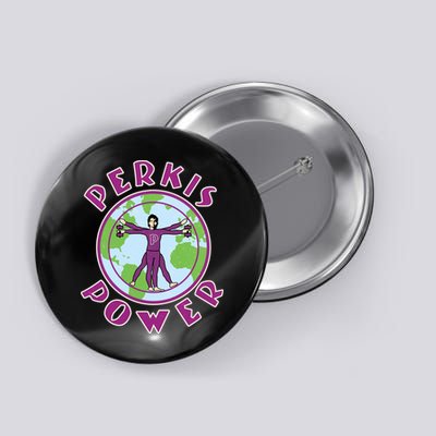 Funny Perkis Power Fitness Logo Button
