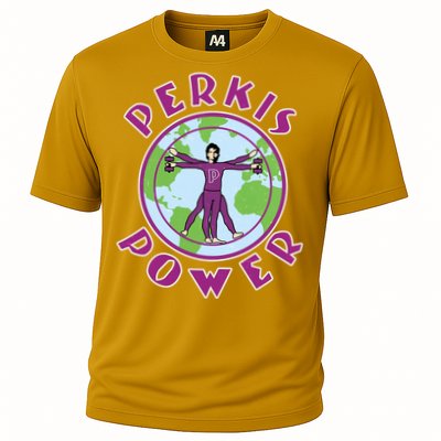 Funny Perkis Power Fitness Logo Performance Shirt