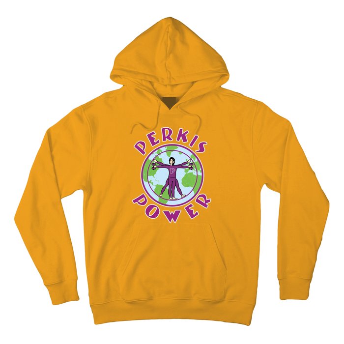 Funny Perkis Power Fitness Logo Hoodie