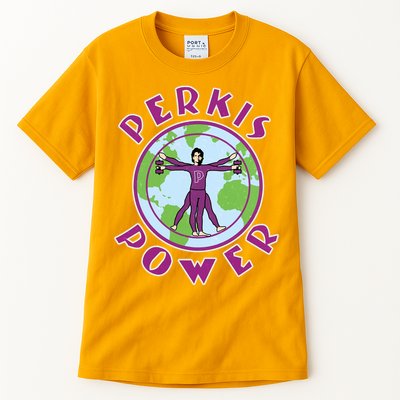 Funny Perkis Power Fitness Logo Tall T-Shirt