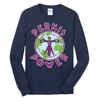 Funny Perkis Power Fitness Logo Tall Long Sleeve T-Shirt