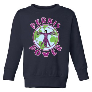 Funny Perkis Power Fitness Logo Toddler Sweatshirt