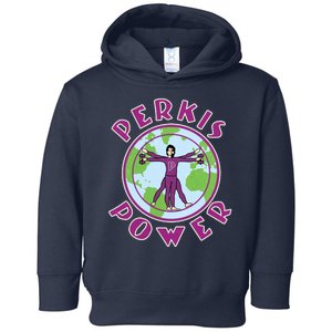 Funny Perkis Power Fitness Logo Toddler Hoodie