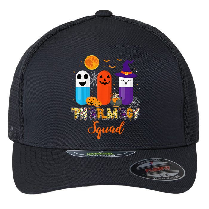 Funny Pills Pharmacy Pharmacist Squad Halloween Costume Flexfit Unipanel Trucker Cap