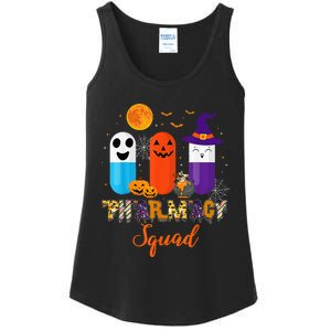 Funny Pills Pharmacy Pharmacist Squad Halloween Costume Ladies Essential Tank