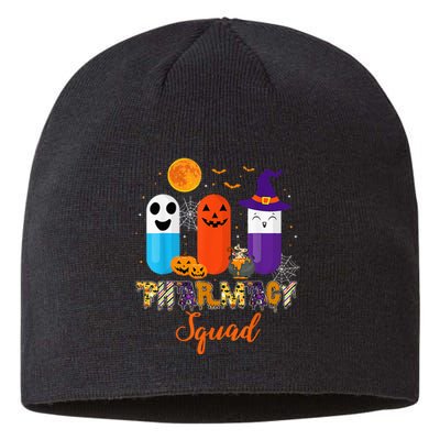 Funny Pills Pharmacy Pharmacist Squad Halloween Costume Sustainable Beanie