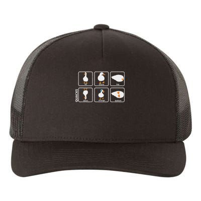 Funny Physics Pun Duck Teacher Science Math Yupoong Adult 5-Panel Trucker Hat
