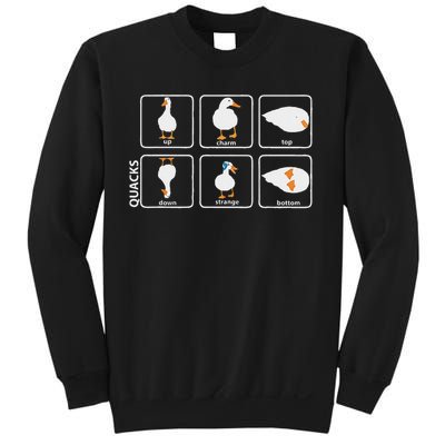 Funny Physics Pun Duck Teacher Science Math Sweatshirt