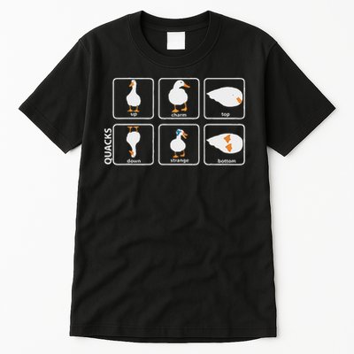 Funny Physics Pun Duck Teacher Science Math Tall T-Shirt