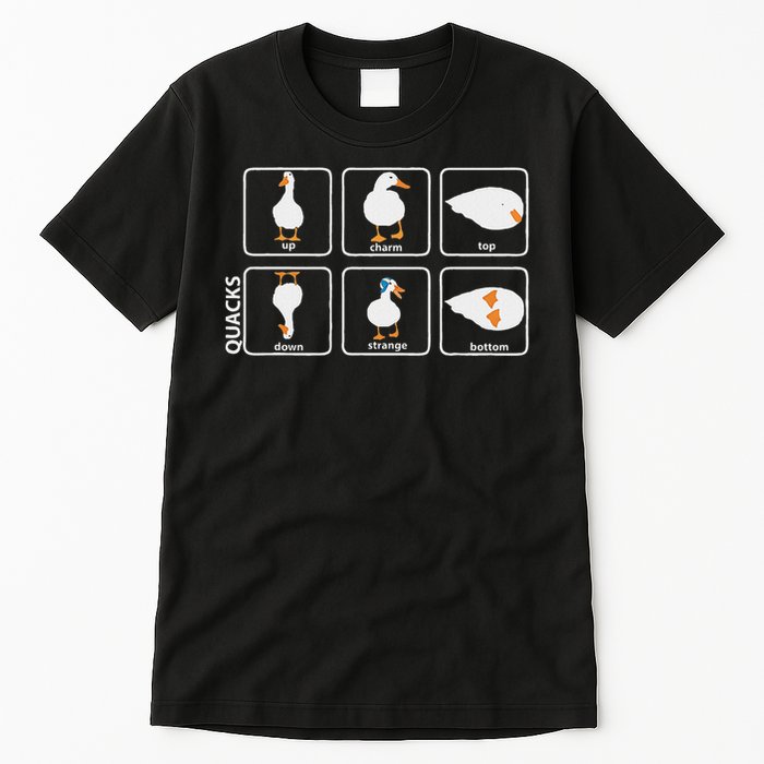 Funny Physics Pun Duck Teacher Science Math Tall T-Shirt