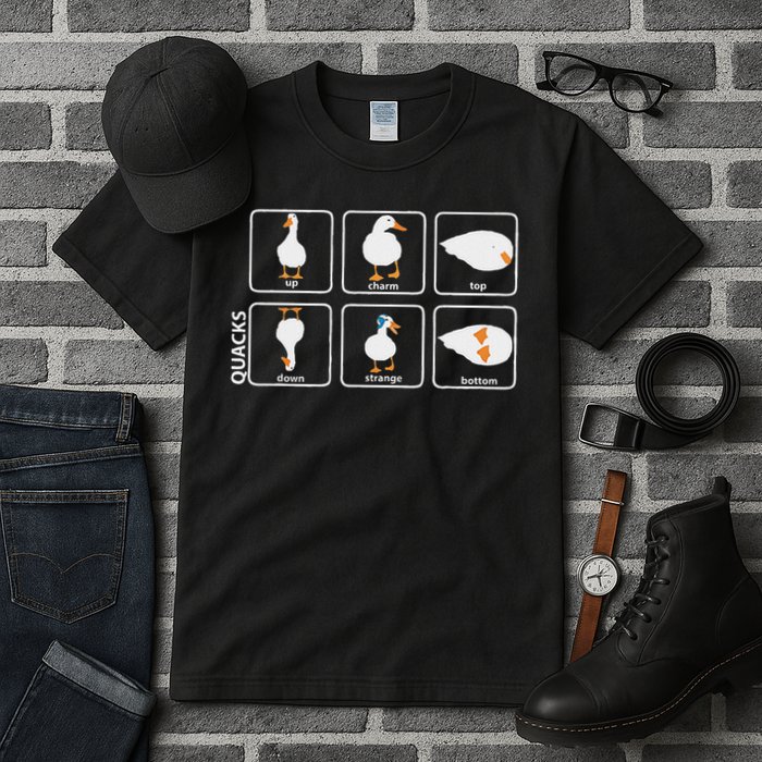 Funny Physics Pun Duck Teacher Science Math Tall T-Shirt