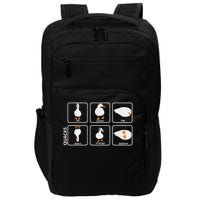 Funny Physics Pun Duck Teacher Science Math Impact Tech Backpack