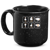 Funny Physics Pun Duck Teacher Science Math 15oz Campfire Ceramic Mug