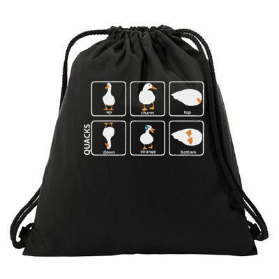 Funny Physics Pun Duck Teacher Science Math Drawstring Bag