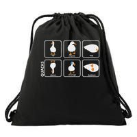 Funny Physics Pun Duck Teacher Science Math Drawstring Bag