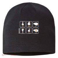 Funny Physics Pun Duck Teacher Science Math Sustainable Beanie