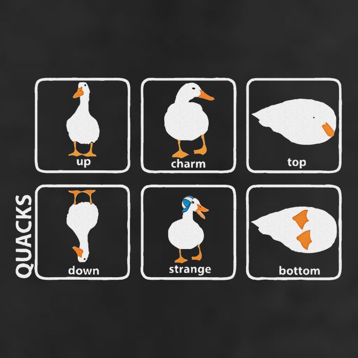 Funny Physics Pun Duck Teacher Science Math Large Microfiber Waffle Golf Towel