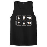 Funny Physics Pun Duck Teacher Science Math PosiCharge Competitor Tank