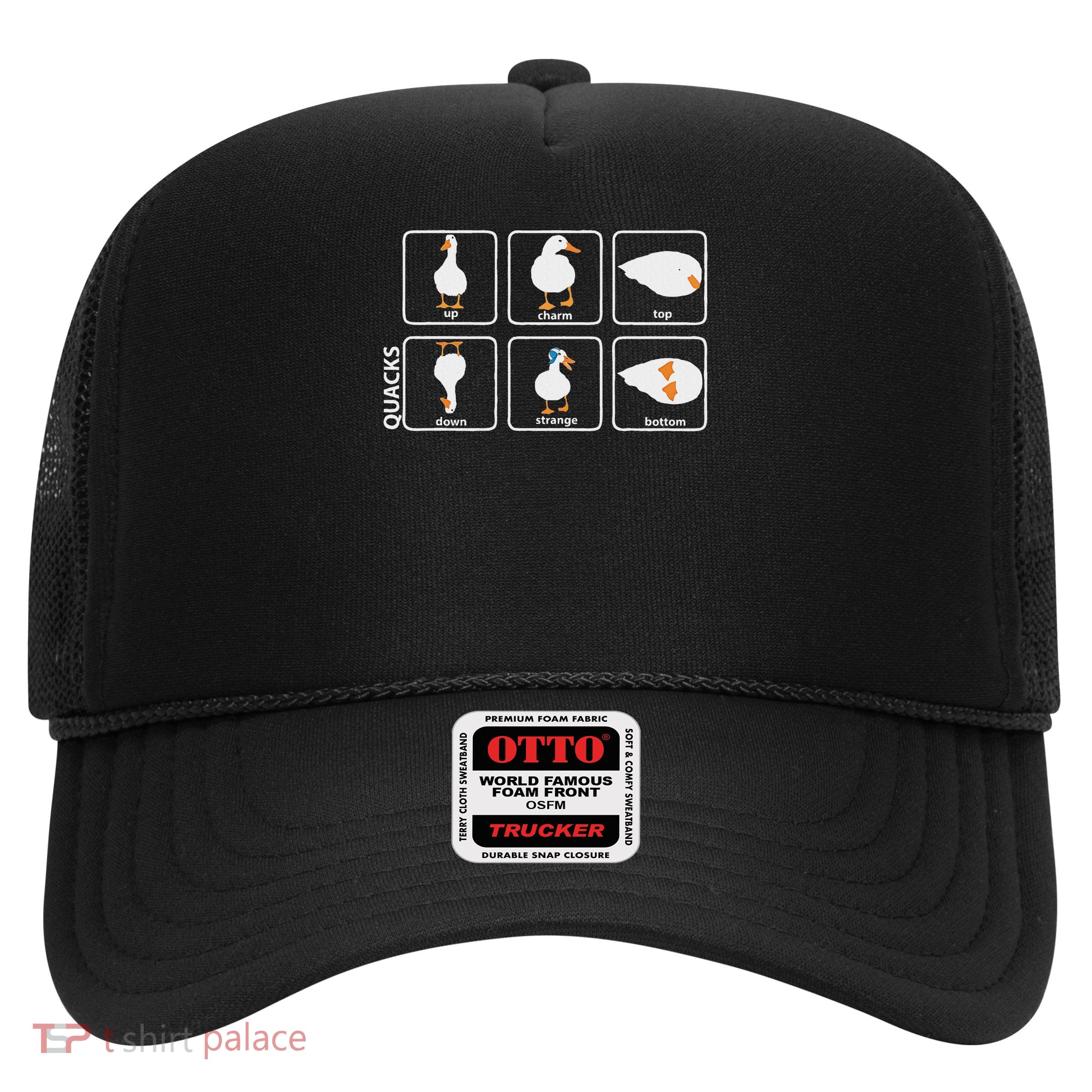 Funny Physics Pun Duck Teacher Science Math Trucker Hat