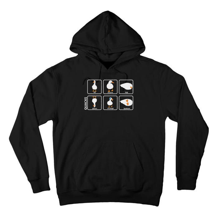 Funny Physics Pun Duck Teacher Science Math Tall Hoodie