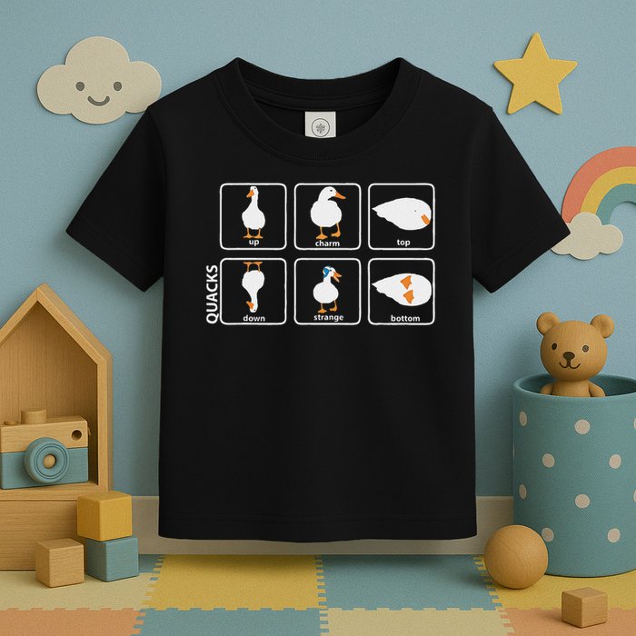 Funny Physics Pun Duck Teacher Science Math Toddler T-Shirt