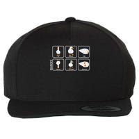 Funny Physics Pun Duck Teacher Science Math Wool Snapback Cap