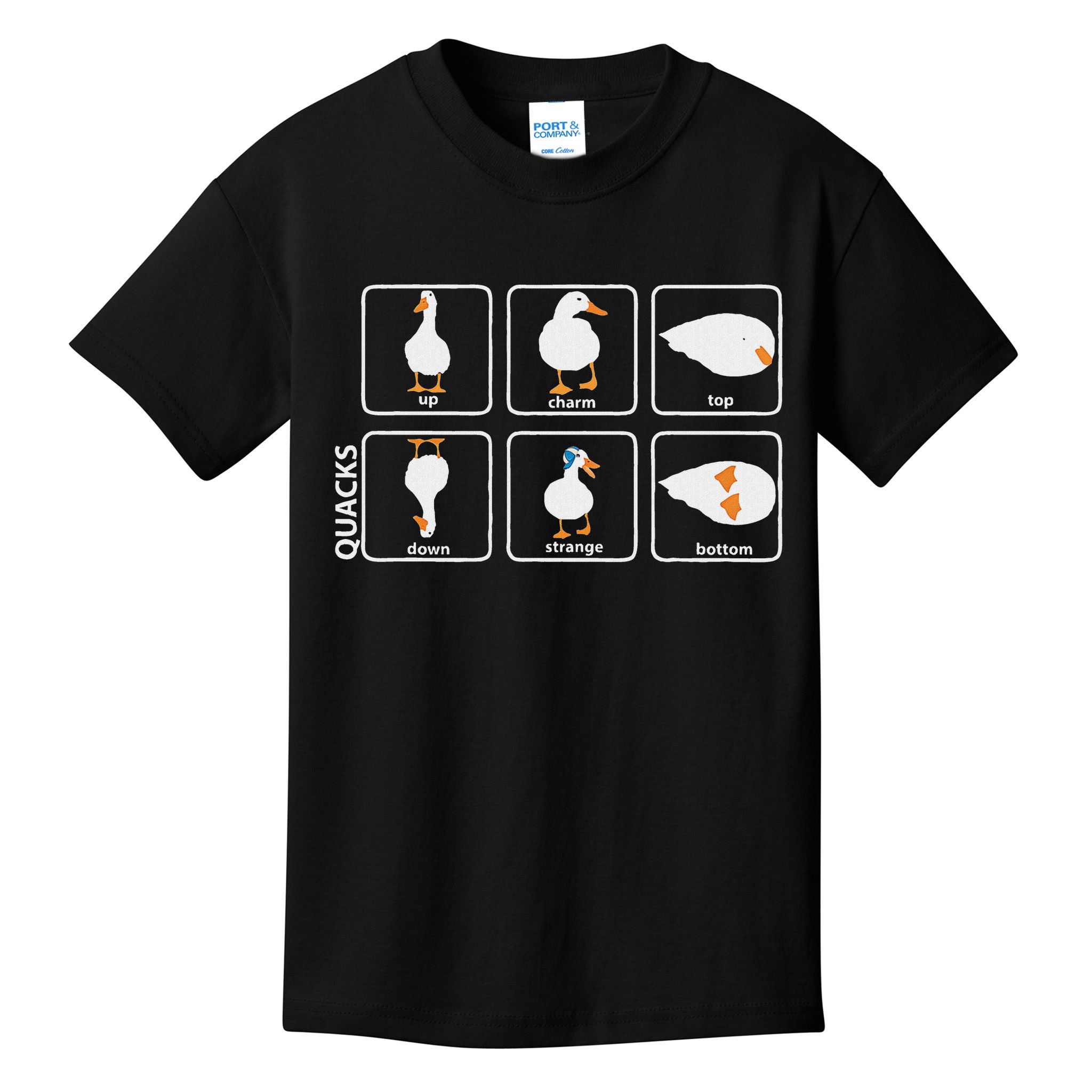 Funny Physics Pun Duck Teacher Science Math Kids T-Shirt
