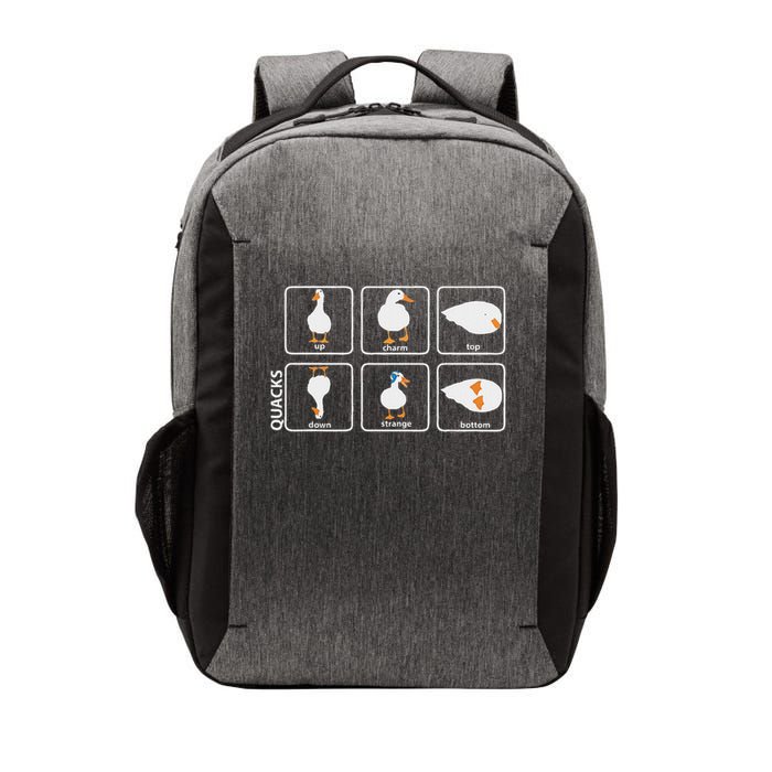 Funny Physics Pun Duck Teacher Science Math Vector Backpack