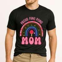 Funny Ping Pong Table Tennis Proud Ping Pong Mom Rainbow Gift Cooling Performance Crew T-Shirt