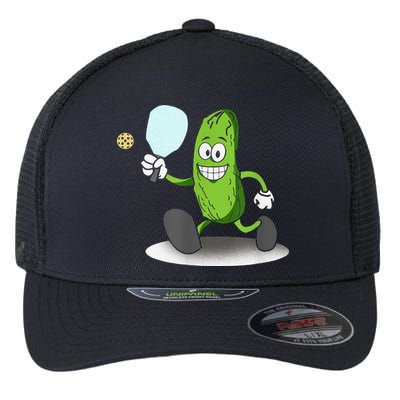 Funny Pickleball Paddle Pickleball Player Dink Retro Flexfit Unipanel Trucker Cap