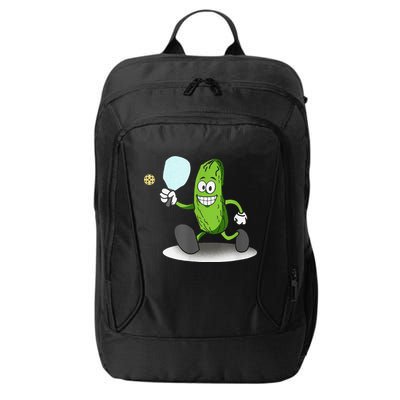 Funny Pickleball Paddle Pickleball Player Dink Retro City Backpack